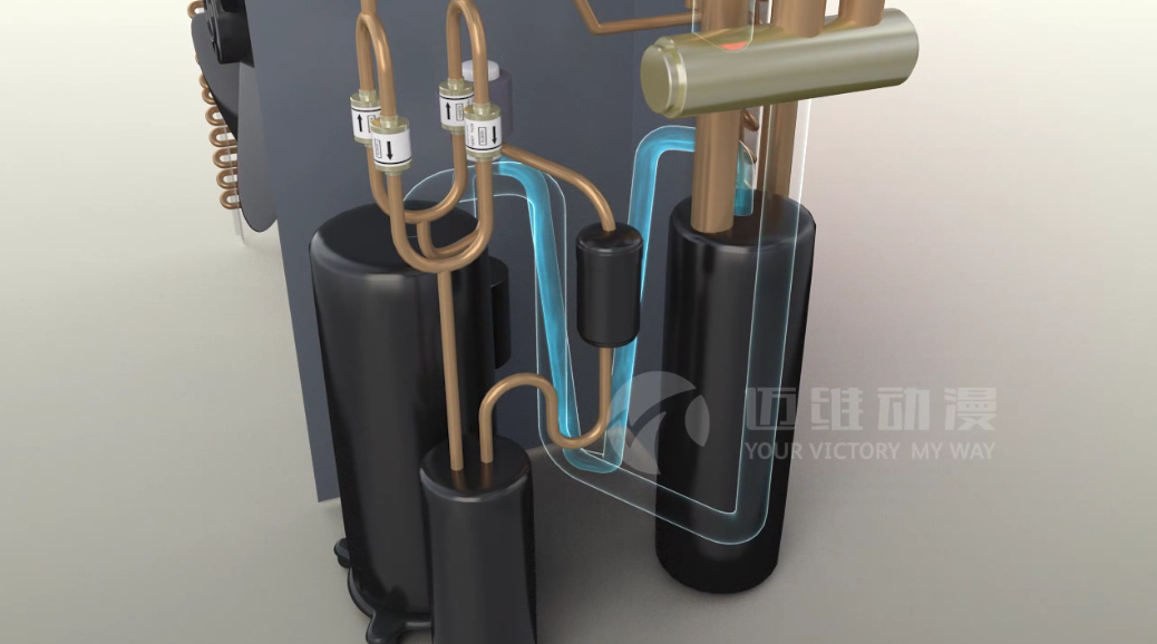 “煤改電”如火如荼，空氣能采暖系統(tǒng)原理動畫帶你領會新技術(圖3)